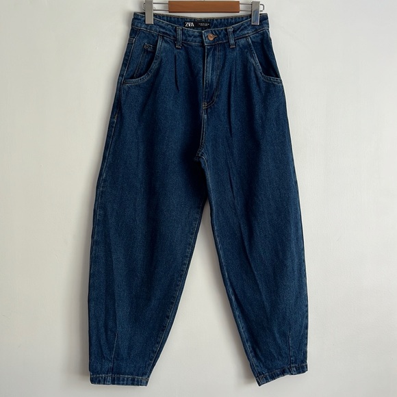 Zara Denim - Zara High Rise Blue Jeans